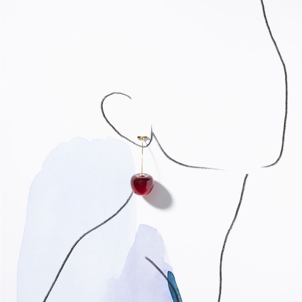 313. Cherry Drop Earrings