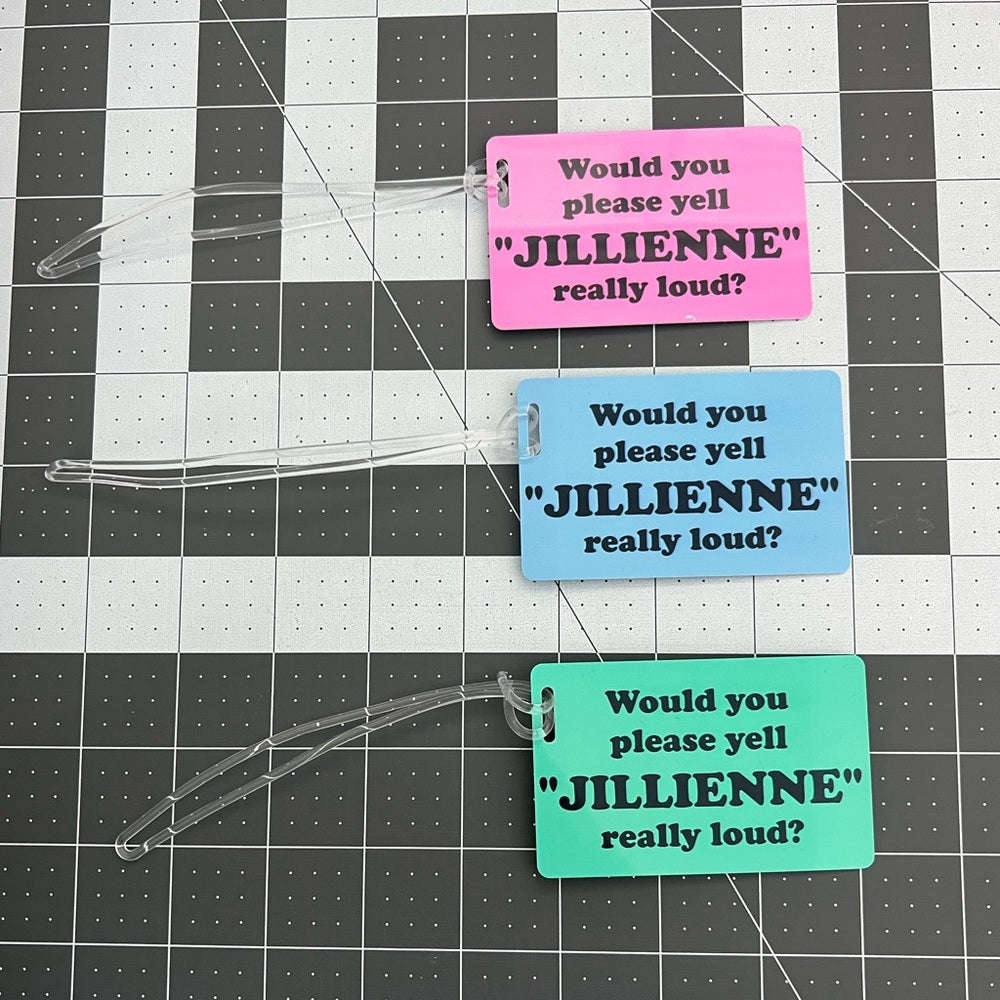 Personalized Luggage Tags - Add your name!