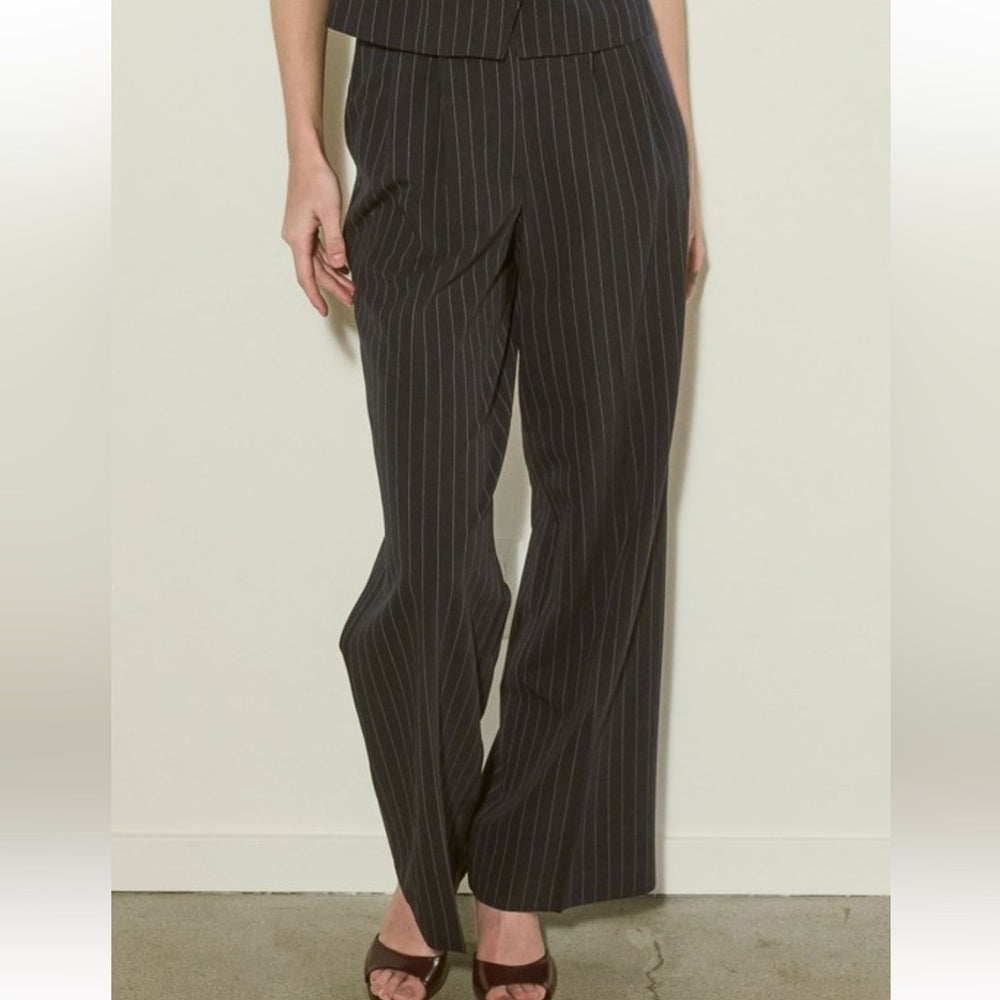 211. Navy Blue Classic Pinstripe Trousers