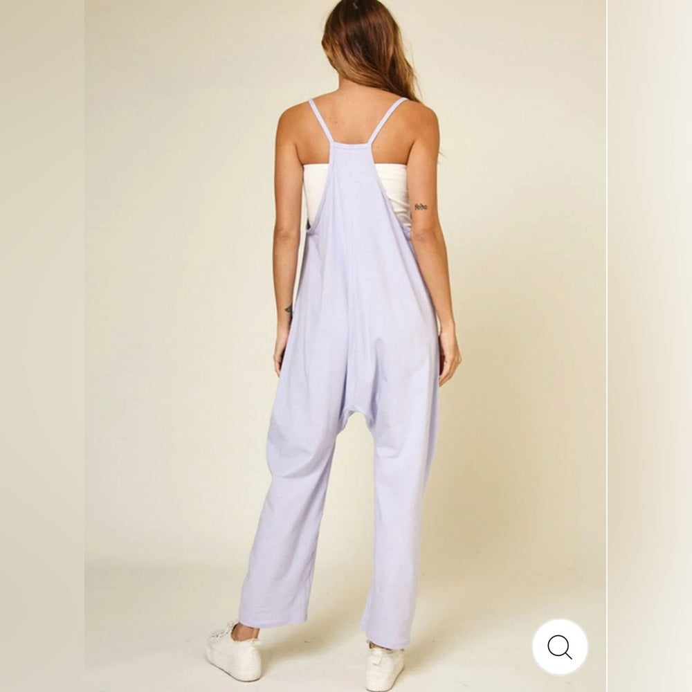 360.  Lavender Harem Jumpsuit