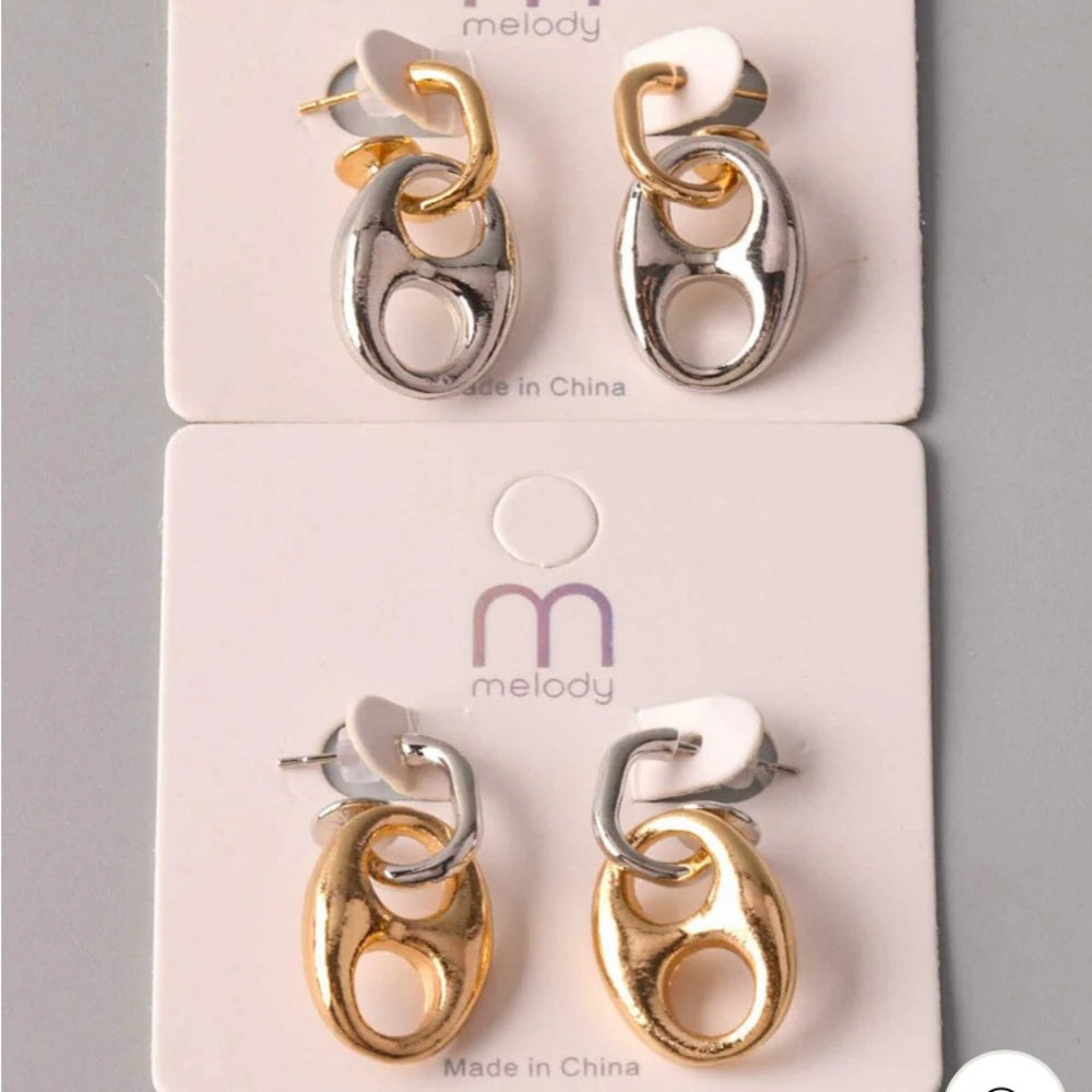 379. Gold and Silver Earrings