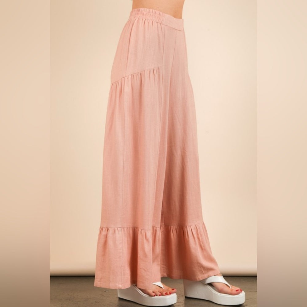 445. Blush Palazzo Pants