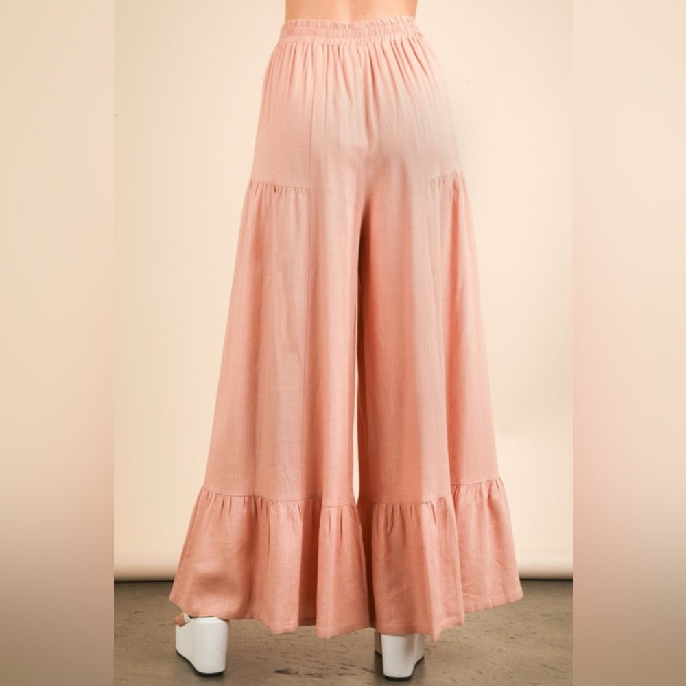 445. Blush Palazzo Pants