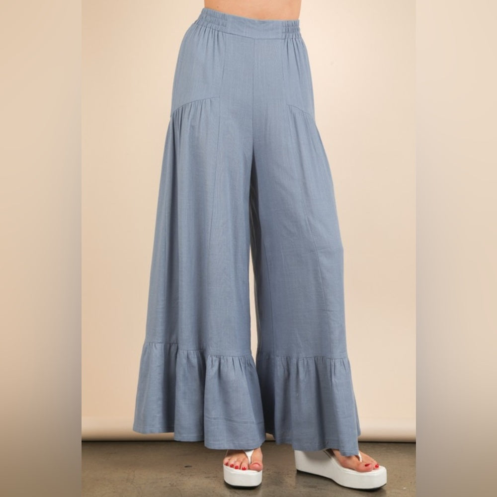 446. Sky Palazzo Pants