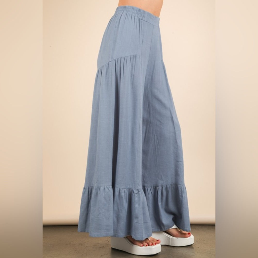 446. Sky Palazzo Pants