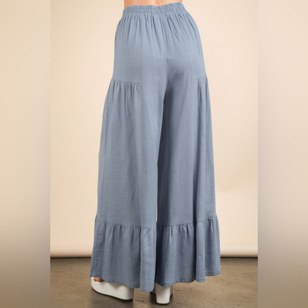 446. Sky Palazzo Pants