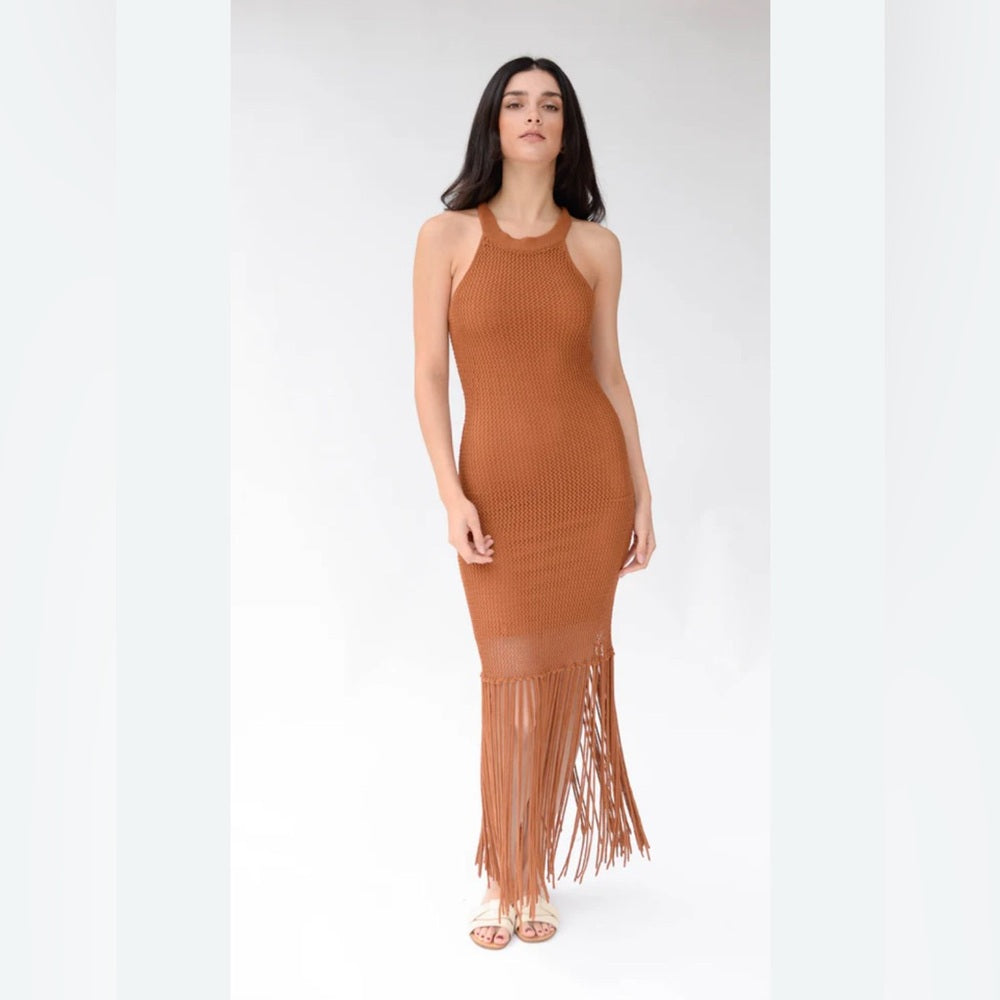 370. Current Air Fringe Dress