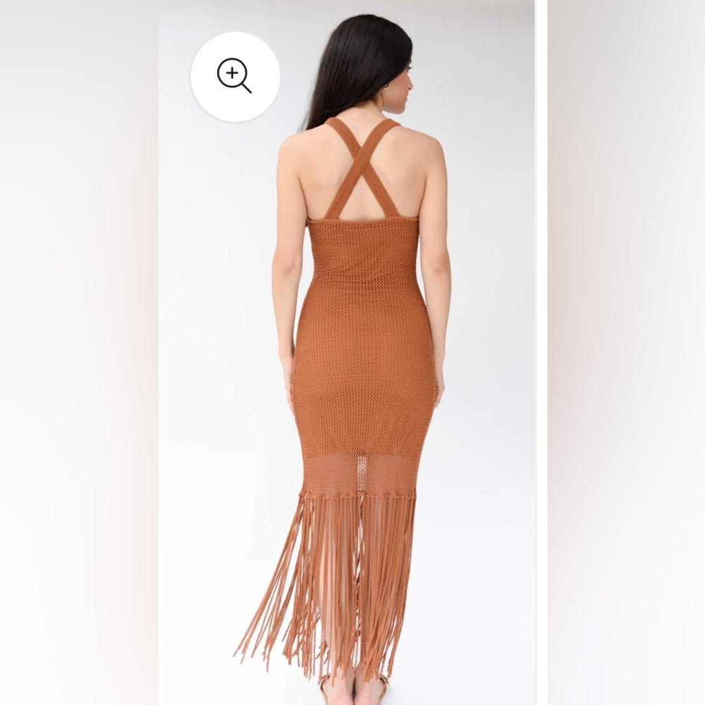 370. Current Air Fringe Dress