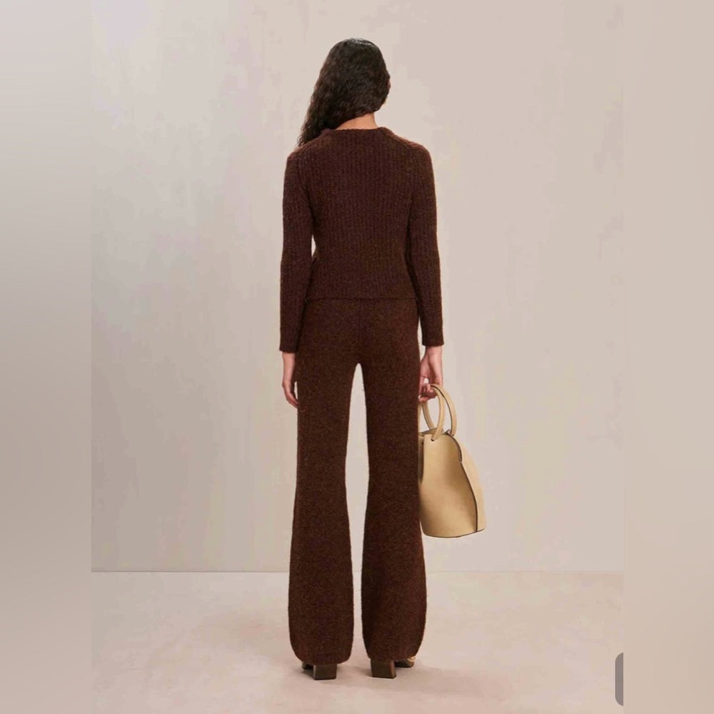 918. Cult Gaia ADELE KNIT CARDIGAN & PANT SET