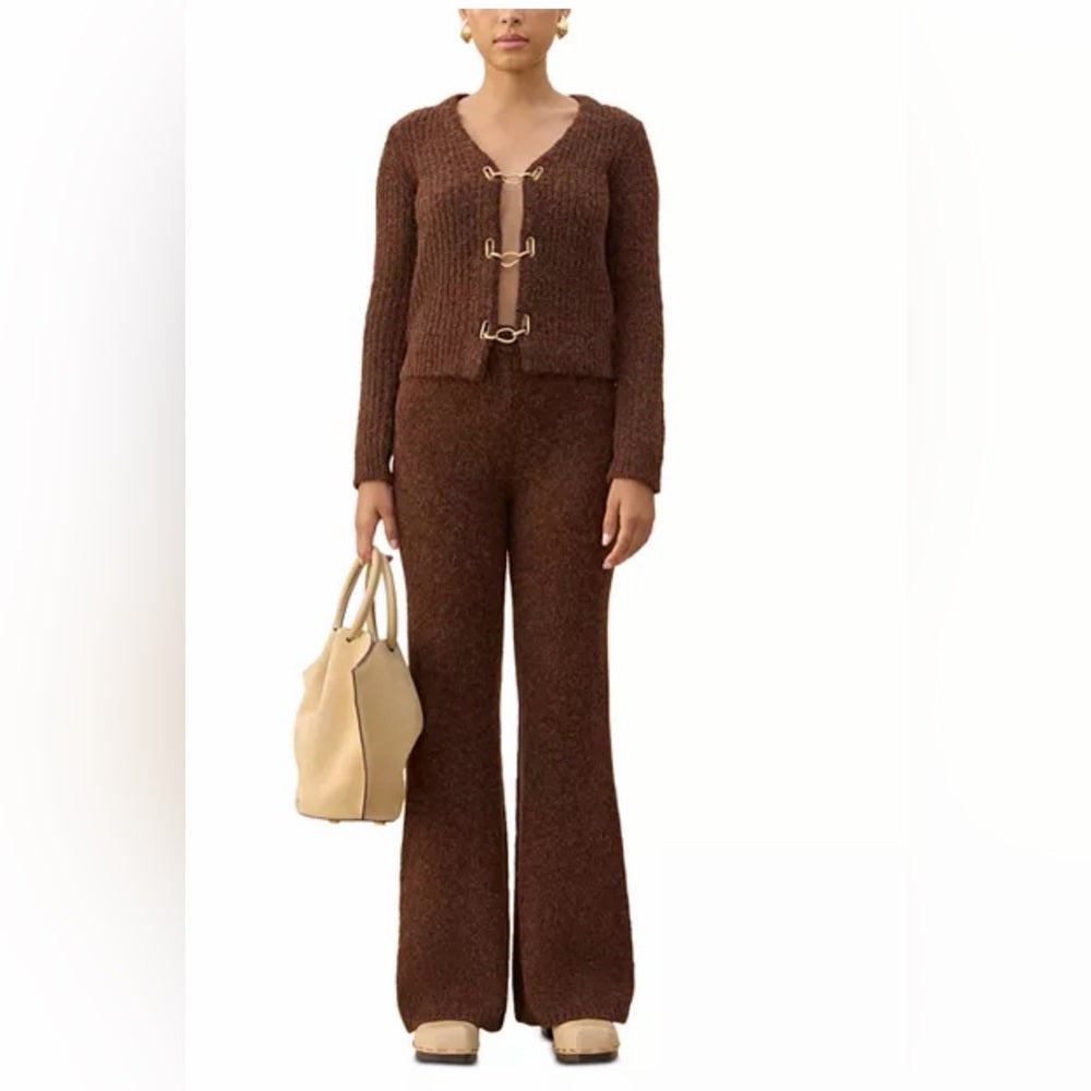 918. Cult Gaia ADELE KNIT CARDIGAN & PANT SET