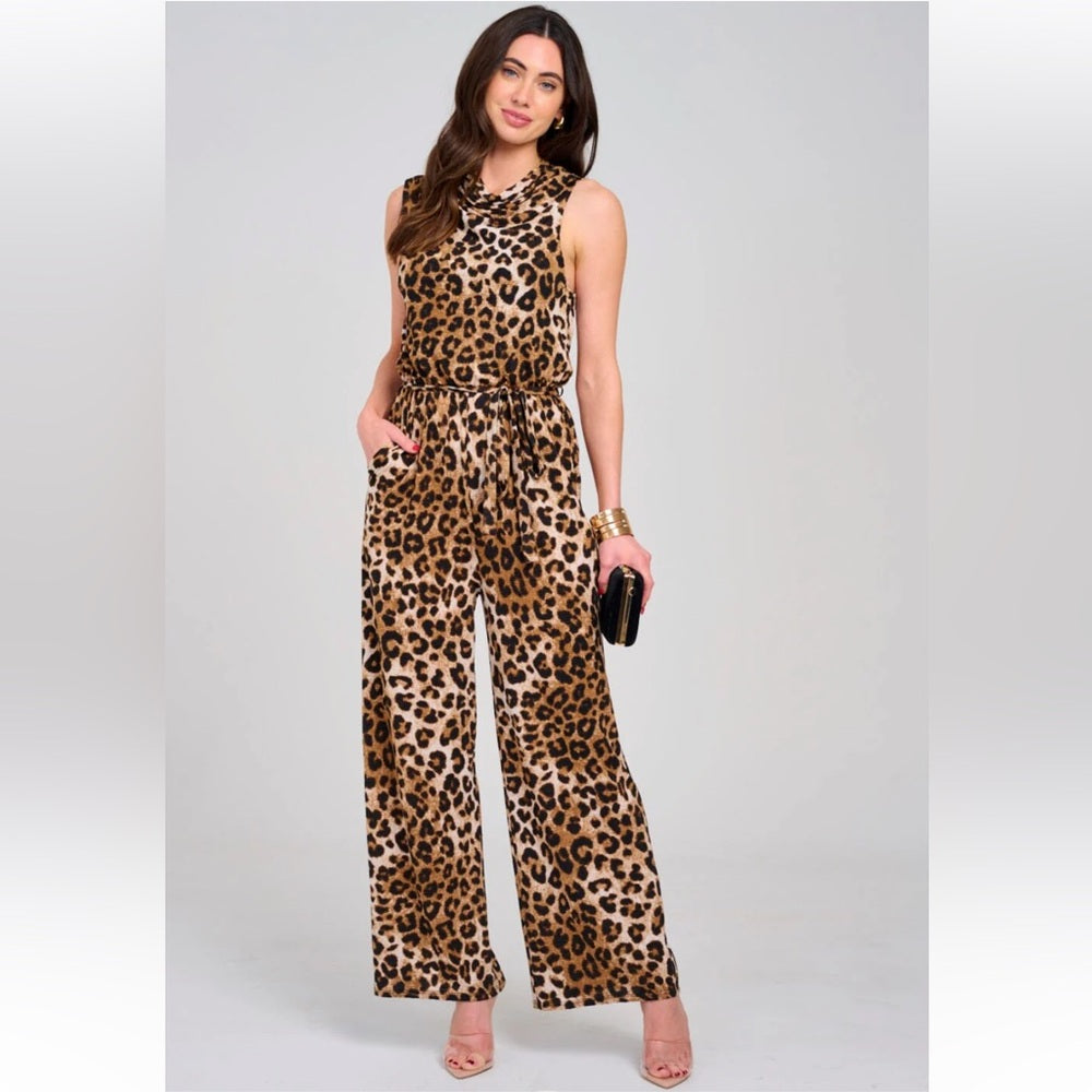 A22. Leopard Print Jumpsuit