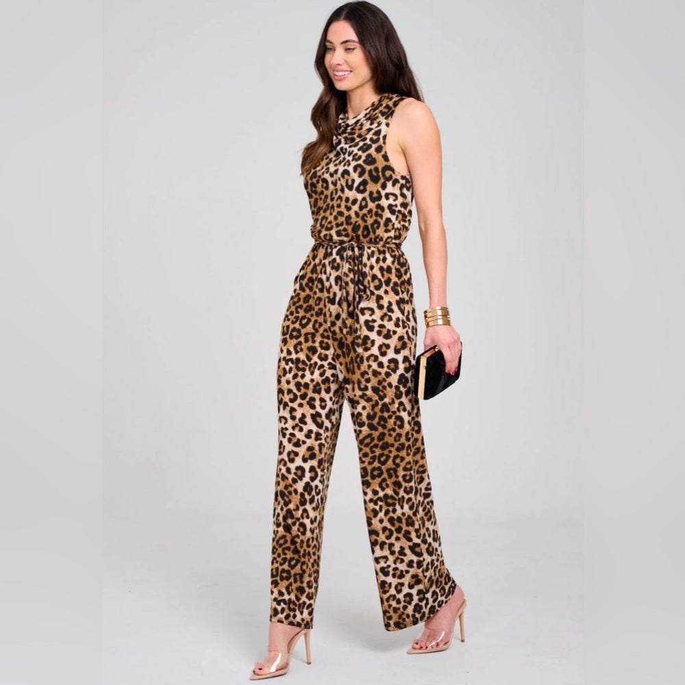 A22. Leopard Print Jumpsuit