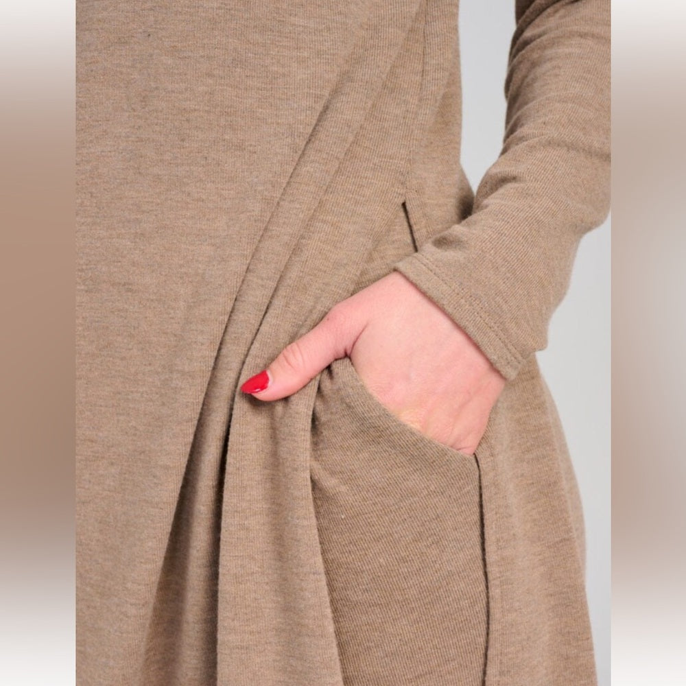 A24. Tan Knit Lounge Set