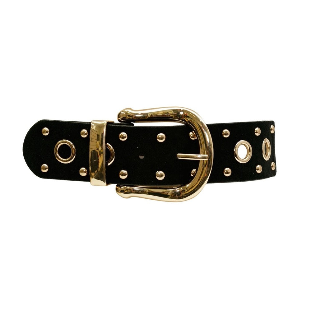 A42. Black and Gold Women's Belt