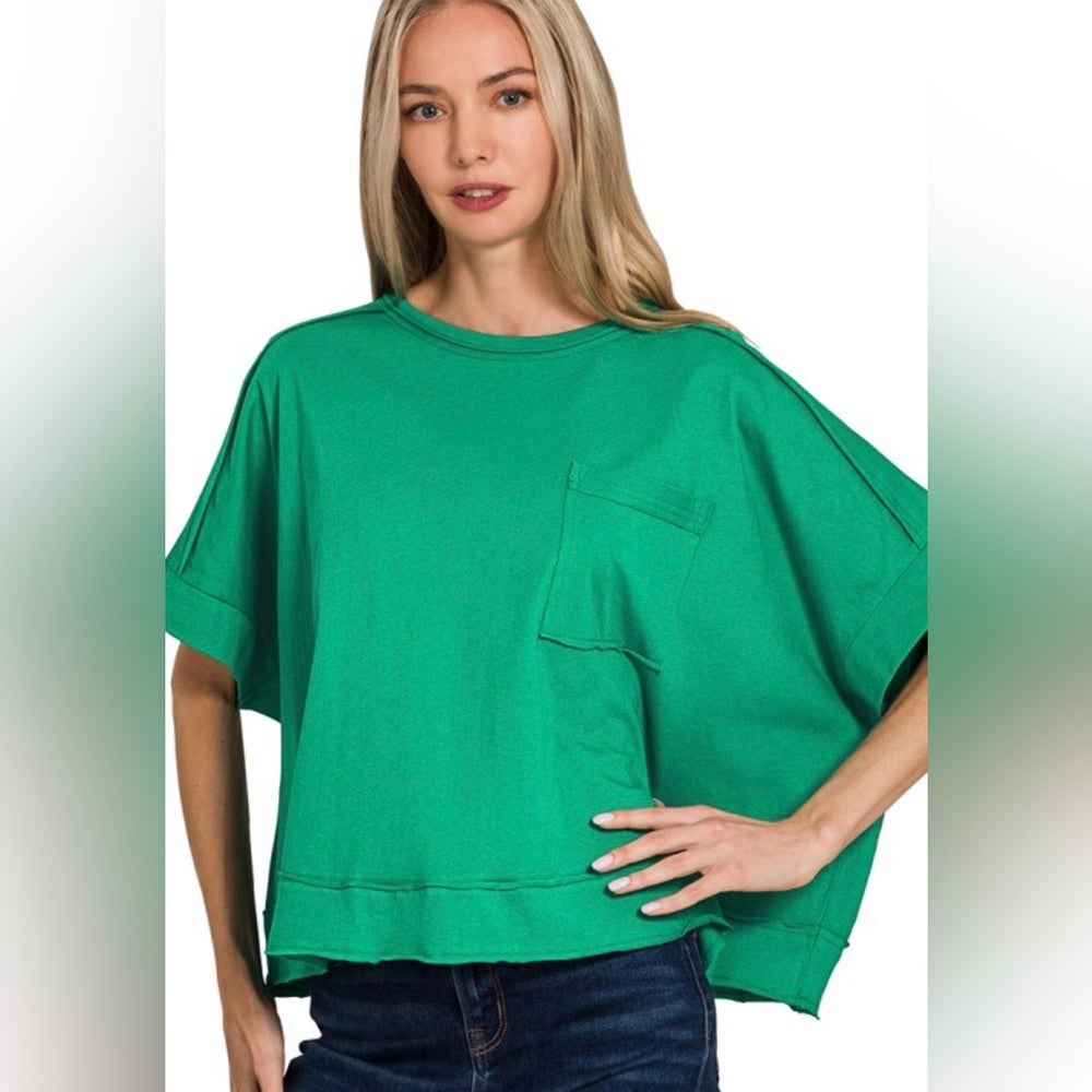 A179. Green Women's Top