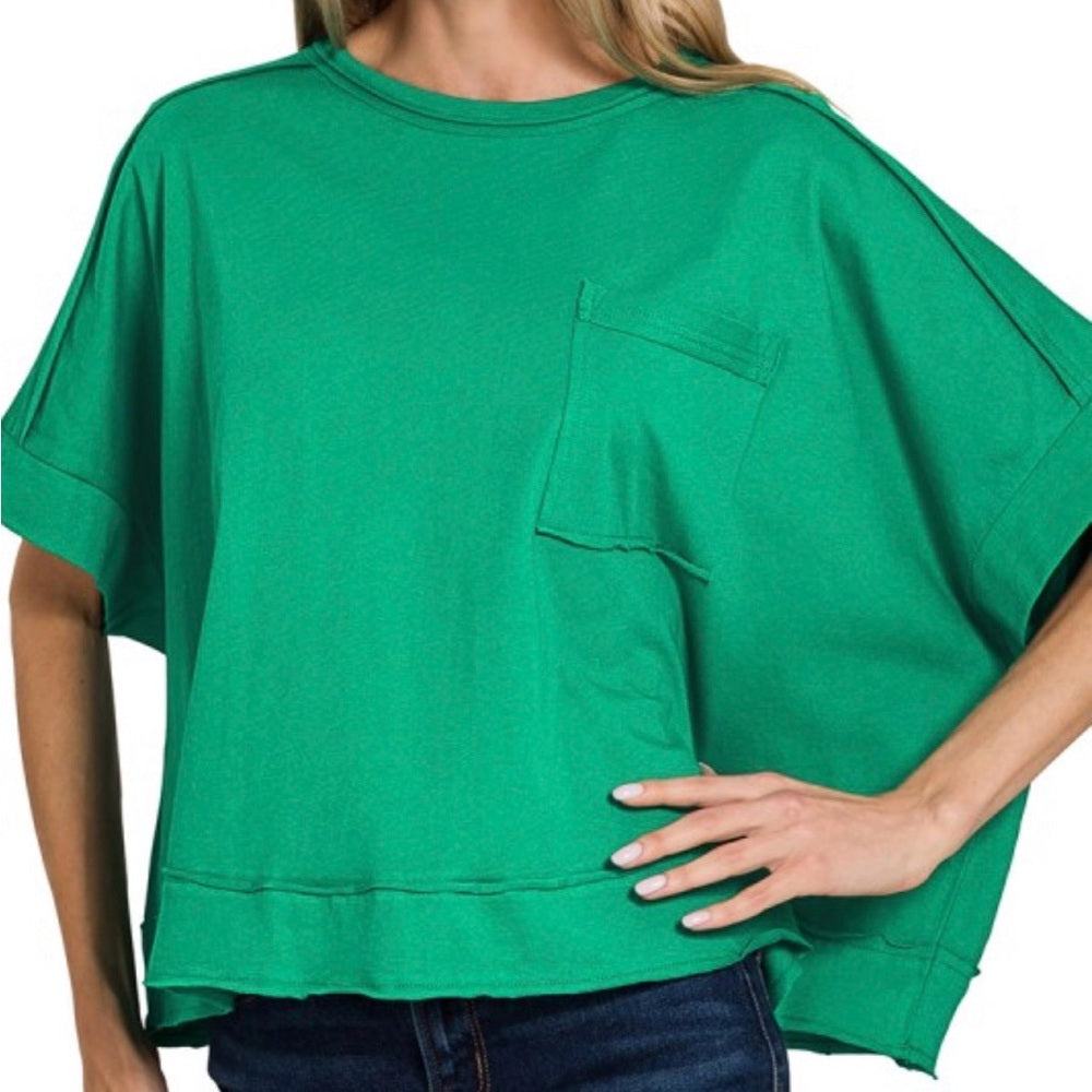 A179. Green Women's Top