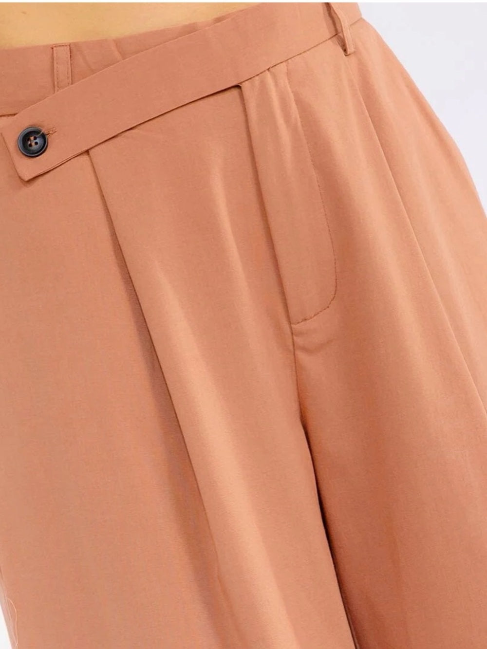 A431. Wide Leg High-Rise Pants in Dusty Rose