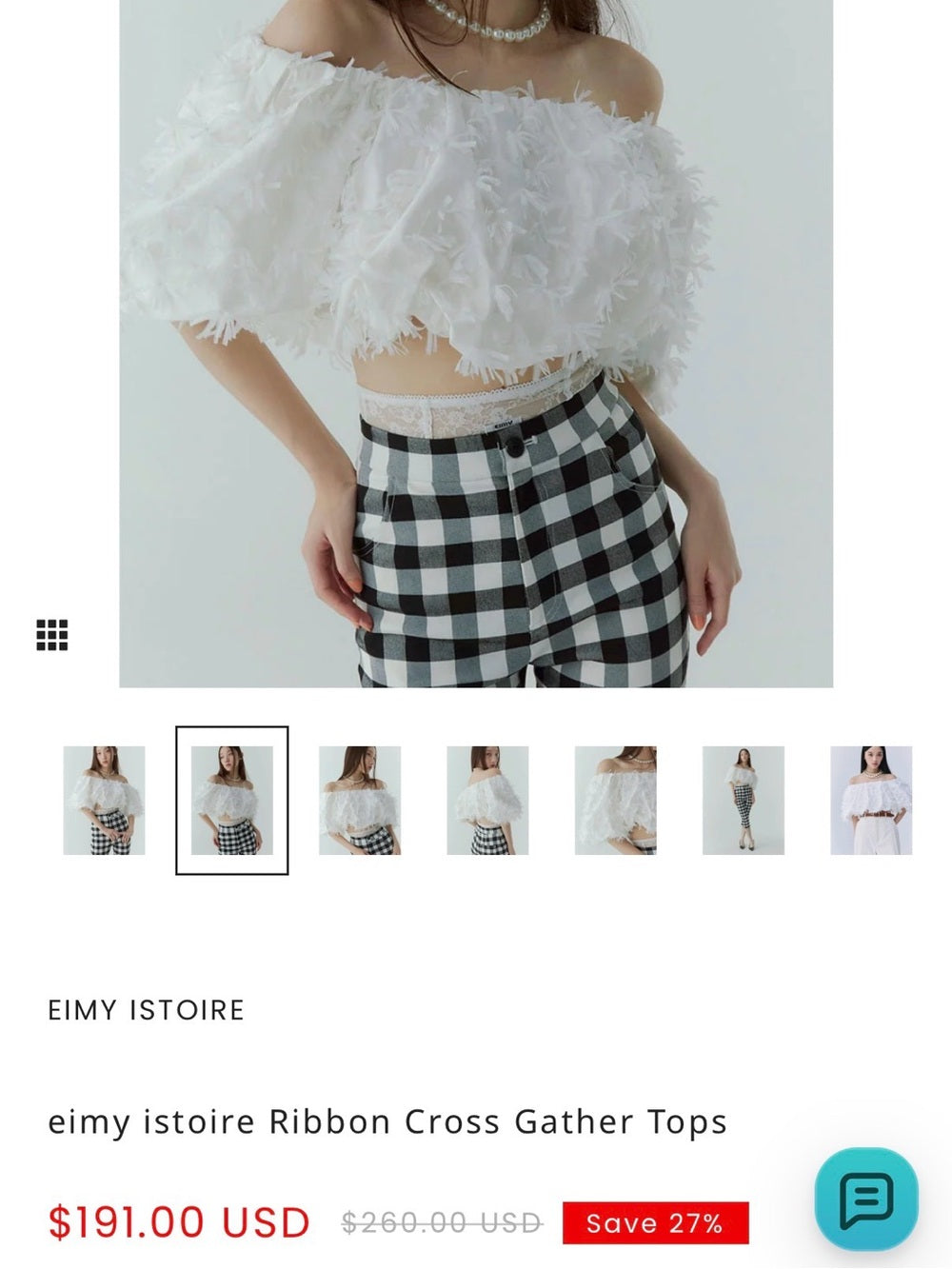 A718. White Off-Shoulder Floral Lace Crop Top