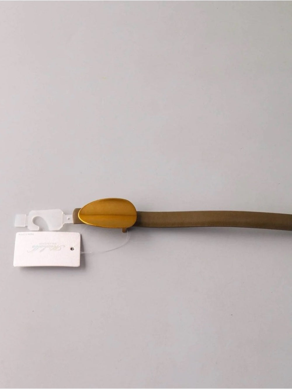 A546 Gold Accent Olive Waist Belt for Women